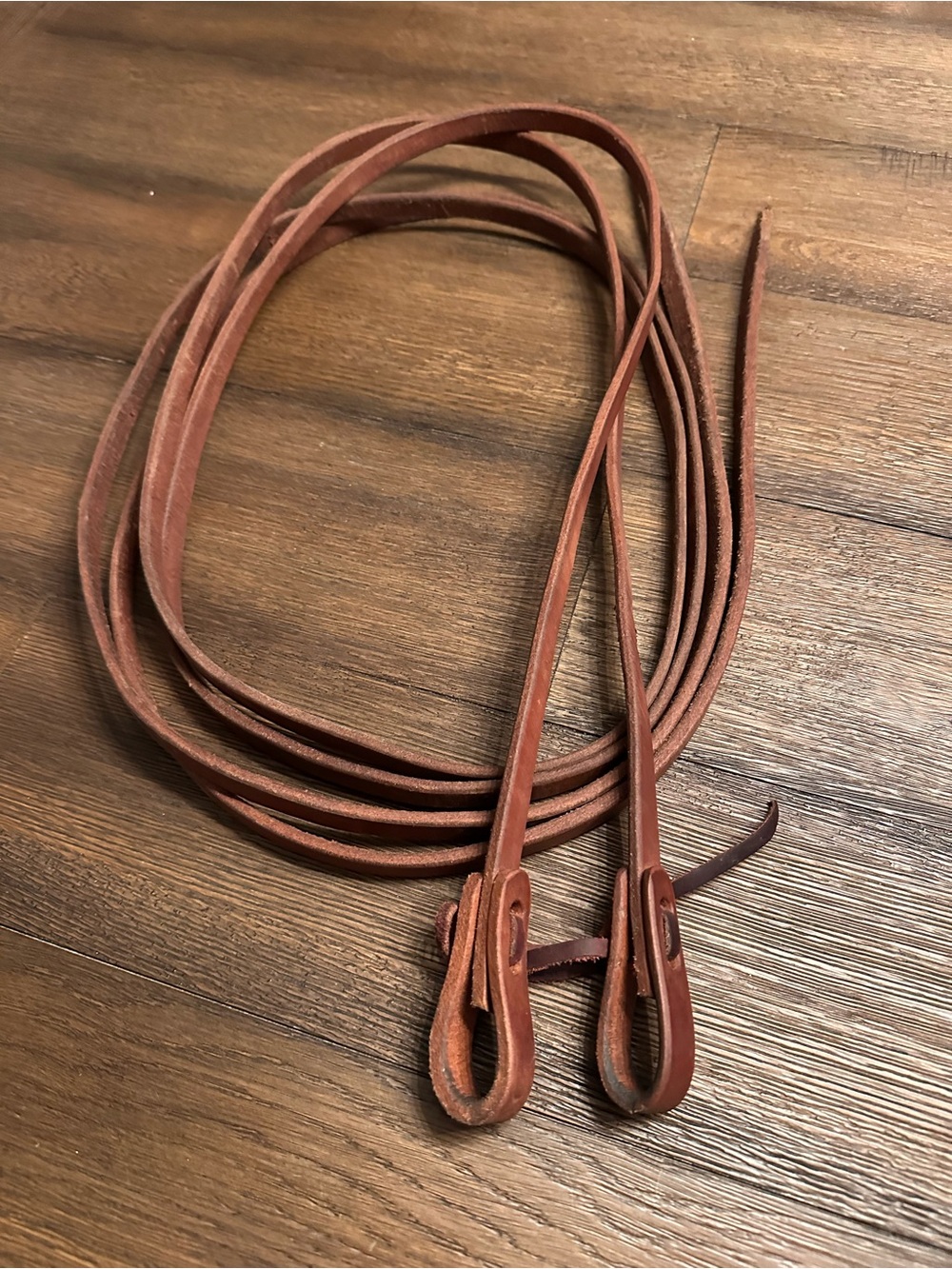 Horse Tack - 8’ Harness Leather Western Split Reins